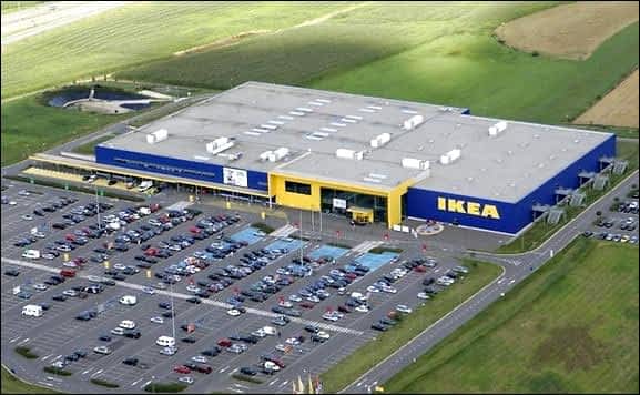 Le magasin IKEA à Arlon, Belgique